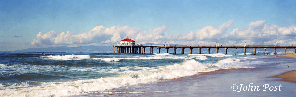 Pier Surf and Clouds