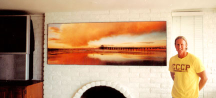 David Hill with Low Tide Sunset Big Print